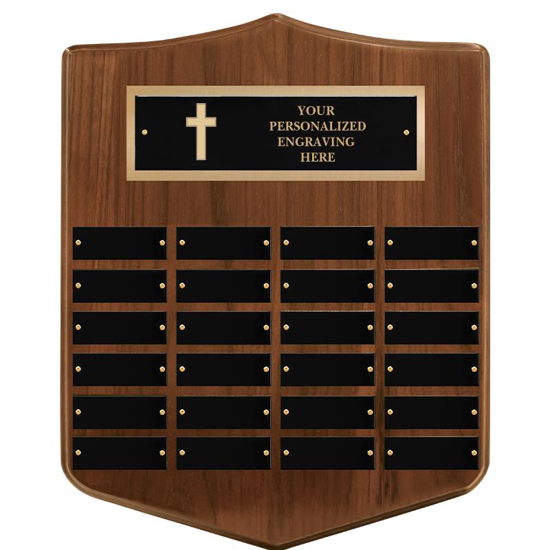 12x15 24 PLT SH WALNUT PPTL PL