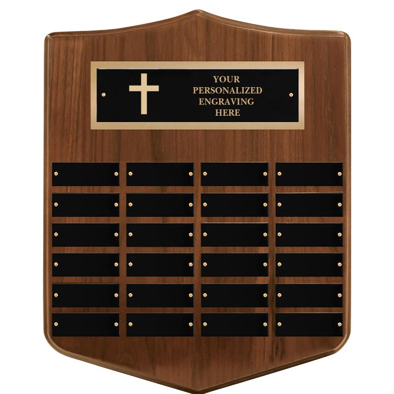 12x15 24 PLT SH WALNUT PPTL PL