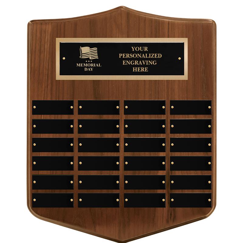 12x15 24 PLT SH WALNUT PPTL PL