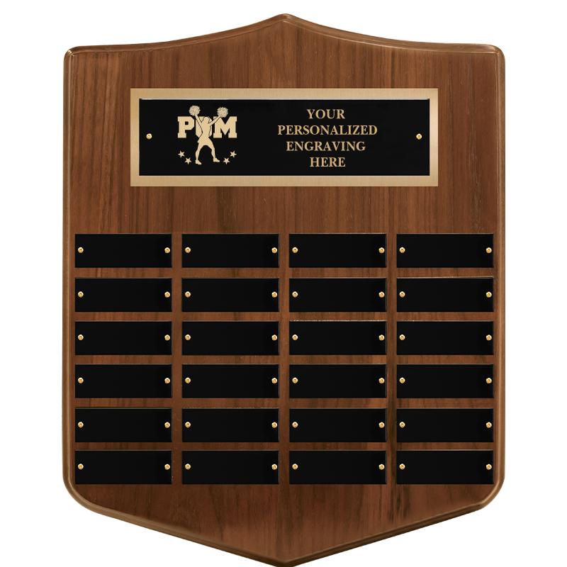 12x15 24 PLT SH WALNUT PPTL PL