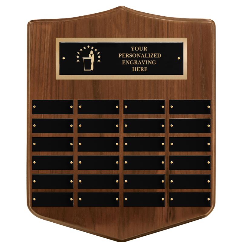 12x15 24 PLT SH WALNUT PPTL PL