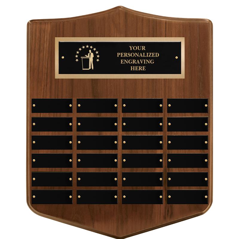 12x15 24 PLT SH WALNUT PPTL PL