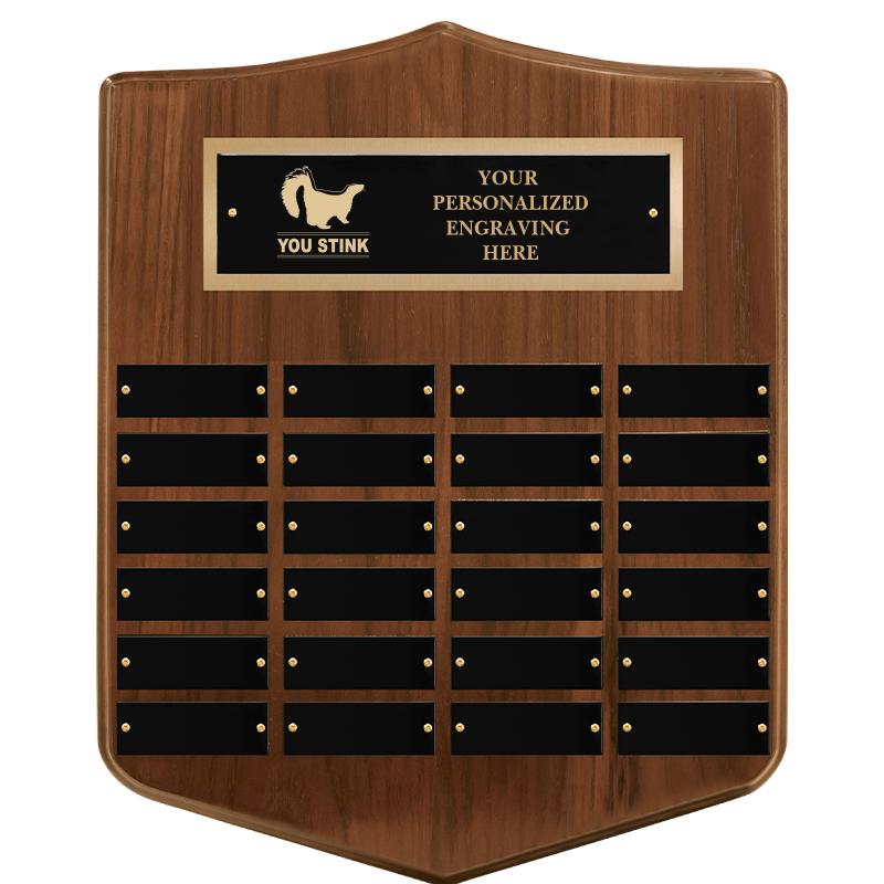 12x15 24 PLT SH WALNUT PPTL PL