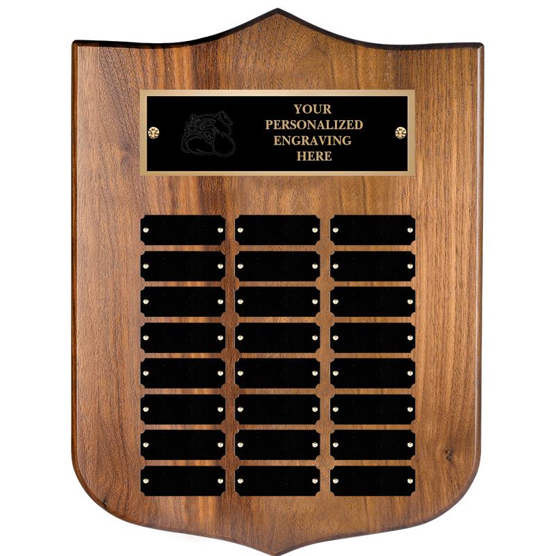 24PLATE-GENUINE WALNUT PERP PQ