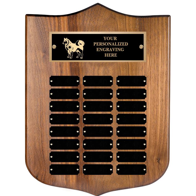 24PLATE-GENUINE WALNUT PERP PQ