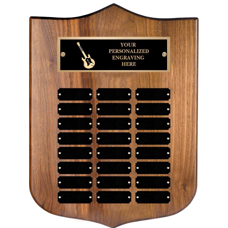 24PLATE-GENUINE WALNUT PERP PQ