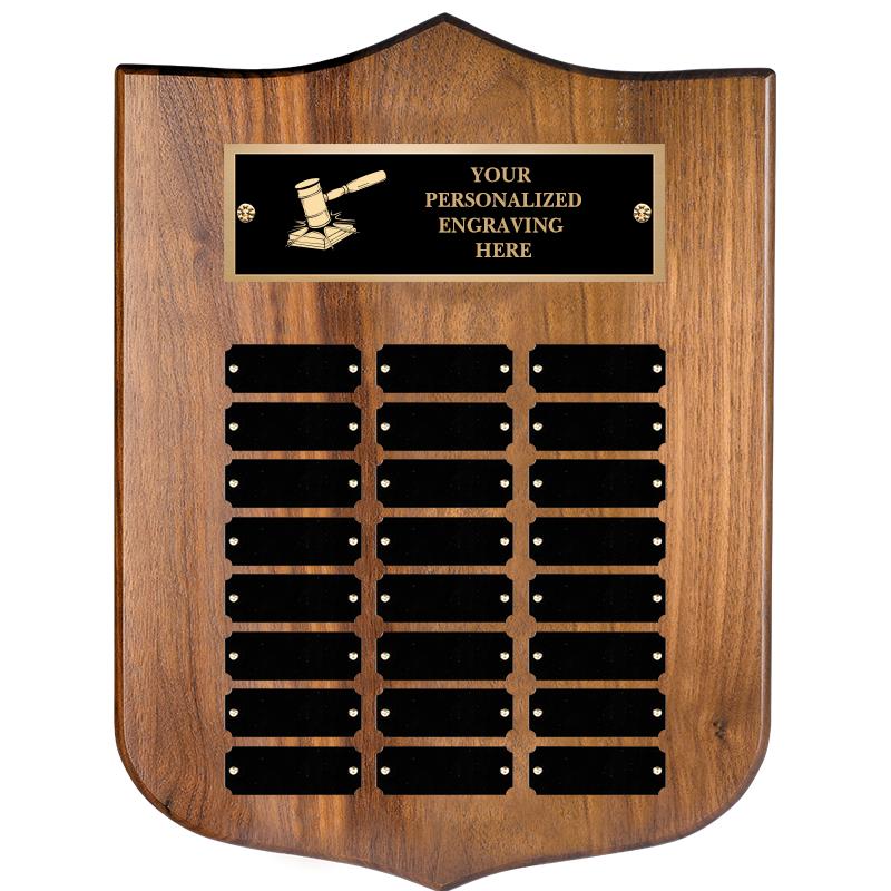 24PLATE-GENUINE WALNUT PERP PQ