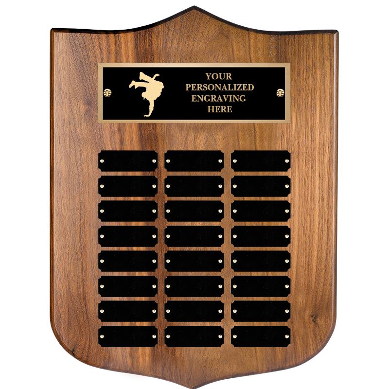 24PLATE-GENUINE WALNUT PERP PQ