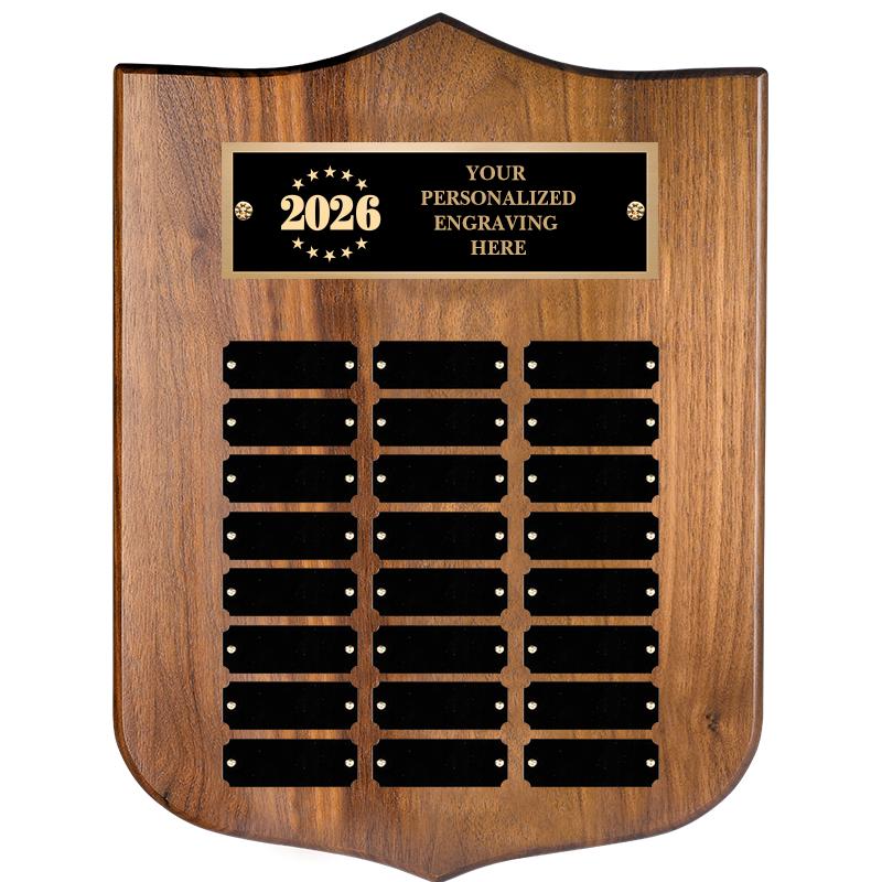 24PLATE-GENUINE WALNUT PERP PQ