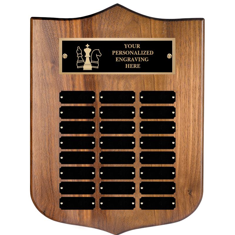 24PLATE-GENUINE WALNUT PERP PQ