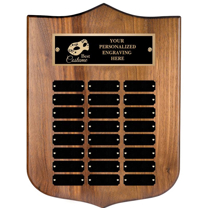 24PLATE-GENUINE WALNUT PERP PQ