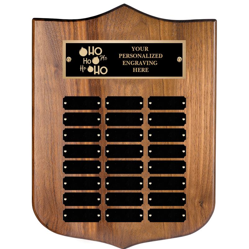 24PLATE-GENUINE WALNUT PERP PQ