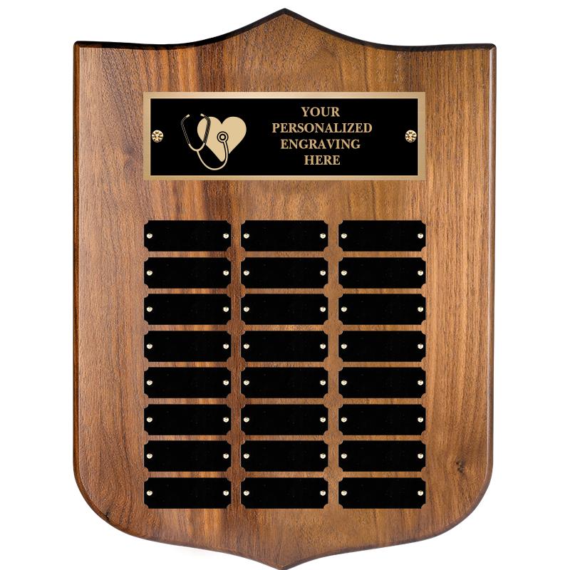 24PLATE-GENUINE WALNUT PERP PQ