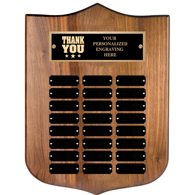 24PLATE-GENUINE WALNUT PERP PQ