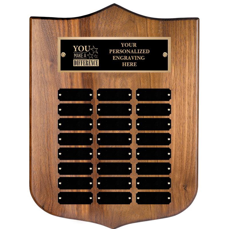 24PLATE-GENUINE WALNUT PERP PQ