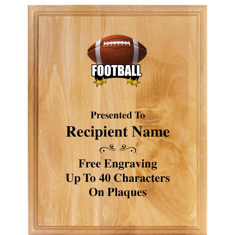 7"X9" ALDER WOOD PLAQUE