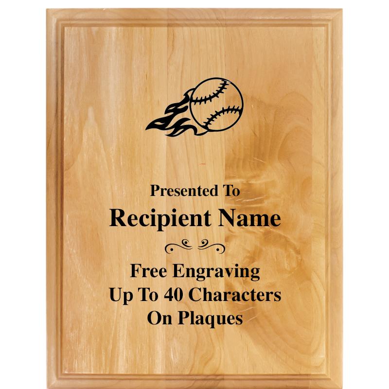 7"X9" ALDER WOOD PLAQUE