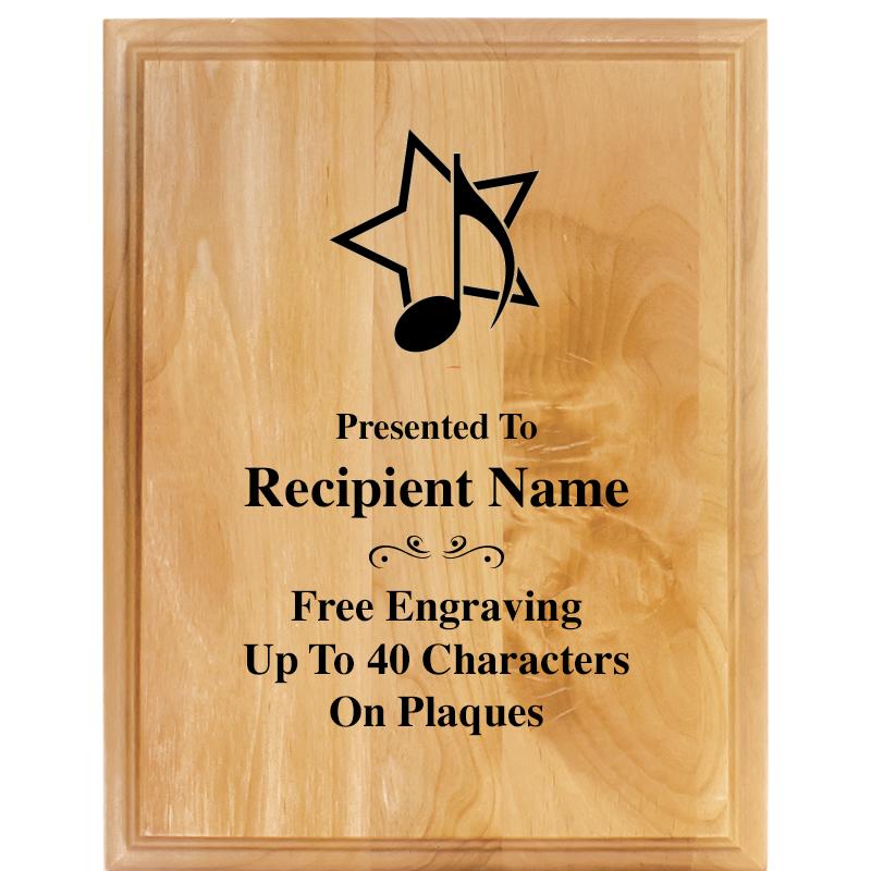 7"X9" ALDER WOOD PLAQUE