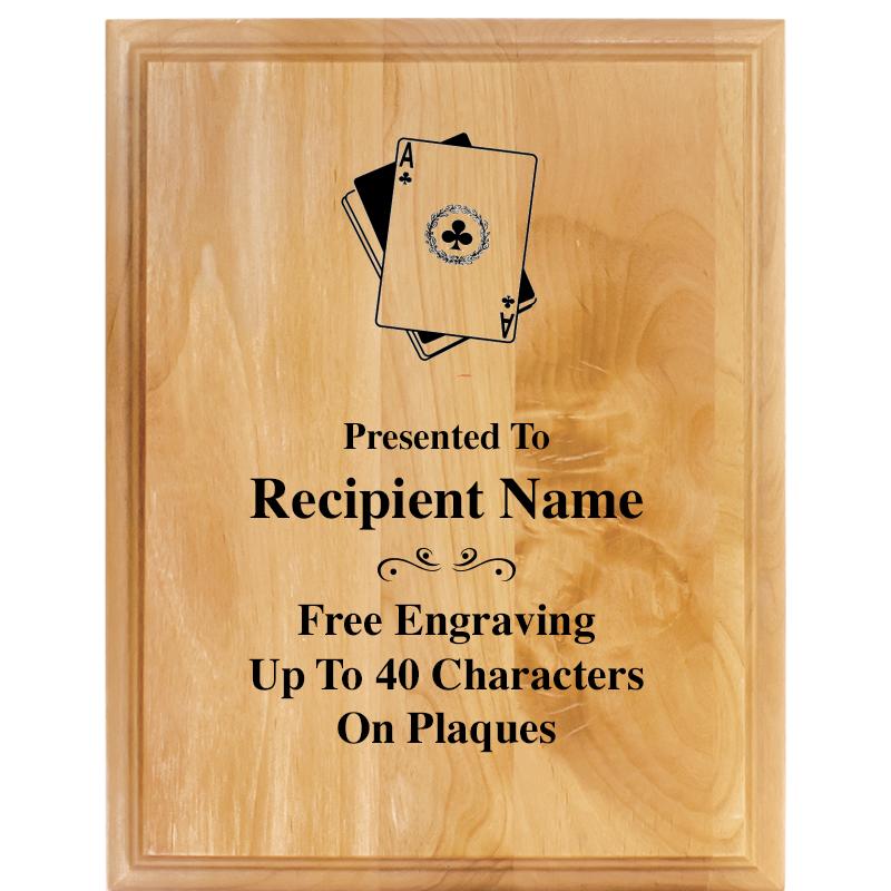 7"X9" ALDER WOOD PLAQUE