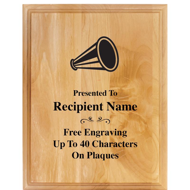 7"X9" ALDER WOOD PLAQUE