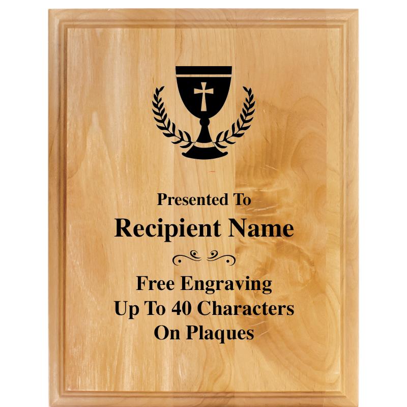 7"X9" ALDER WOOD PLAQUE