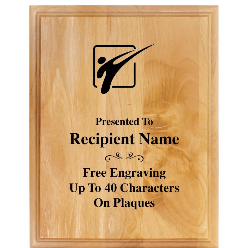 7"X9" ALDER WOOD PLAQUE