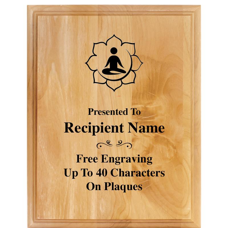 7"X9" ALDER WOOD PLAQUE