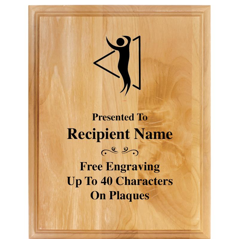 7"X9" ALDER WOOD PLAQUE