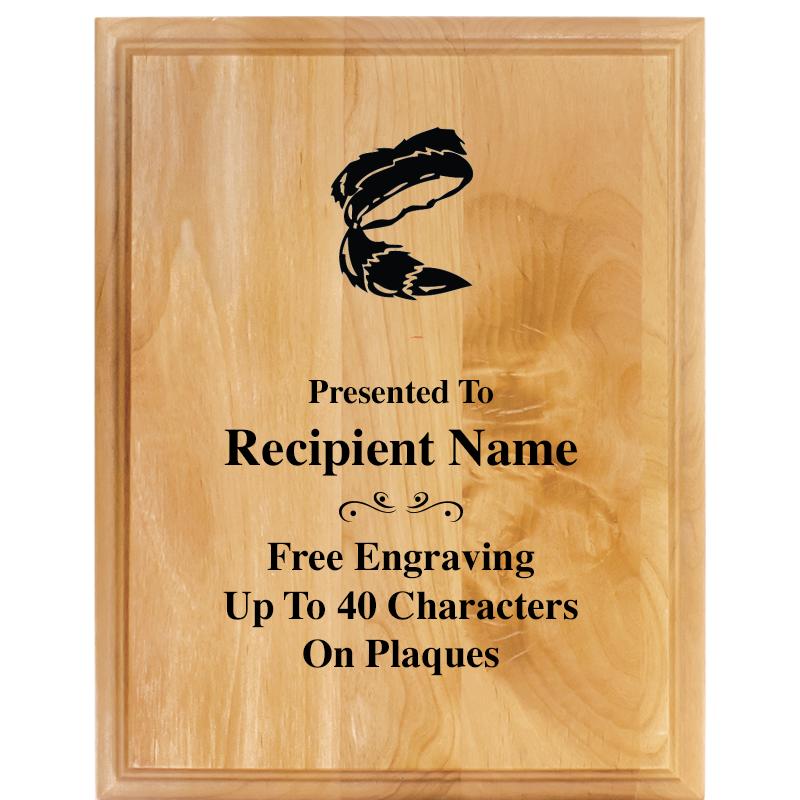 7"X9" ALDER WOOD PLAQUE