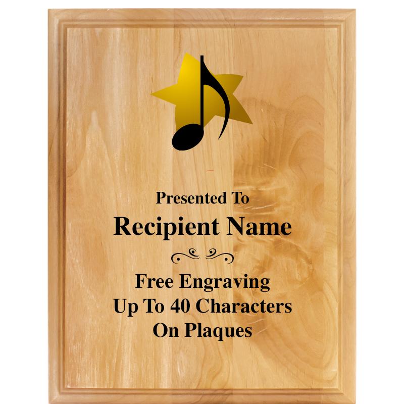 7"X9" ALDER WOOD PLAQUE