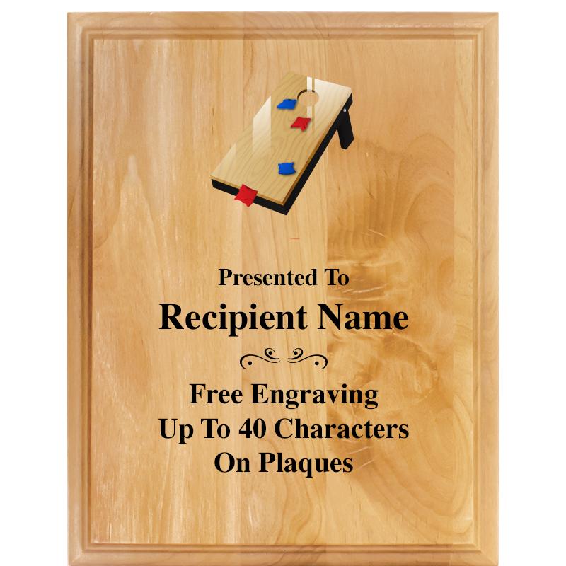 7"X9" ALDER WOOD PLAQUE