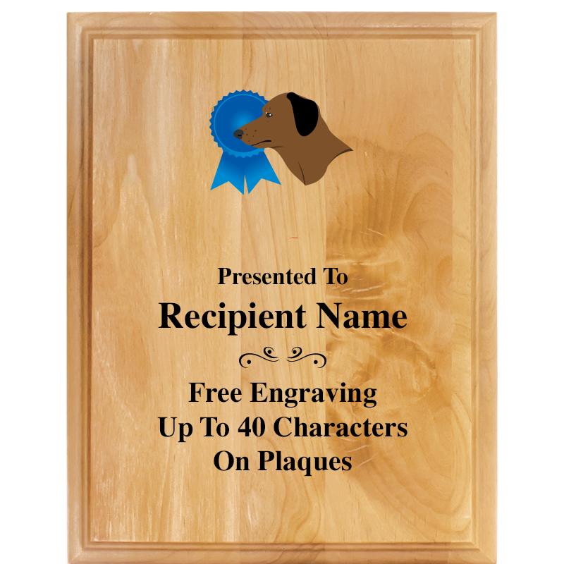 7"X9" ALDER WOOD PLAQUE