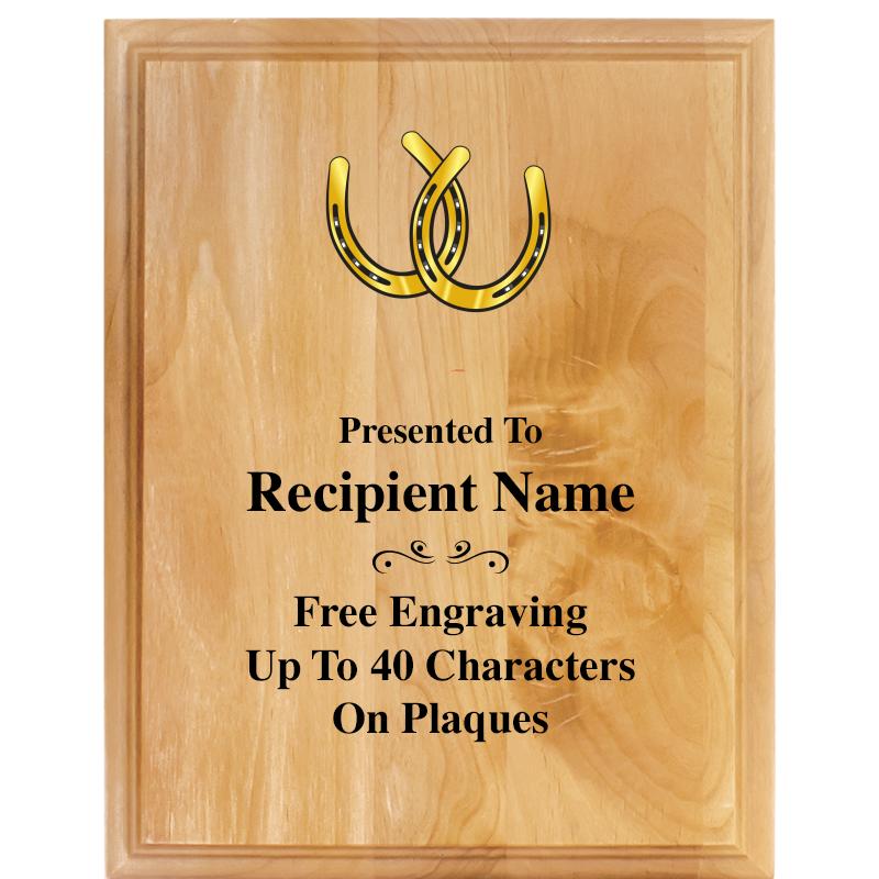 7"X9" ALDER WOOD PLAQUE