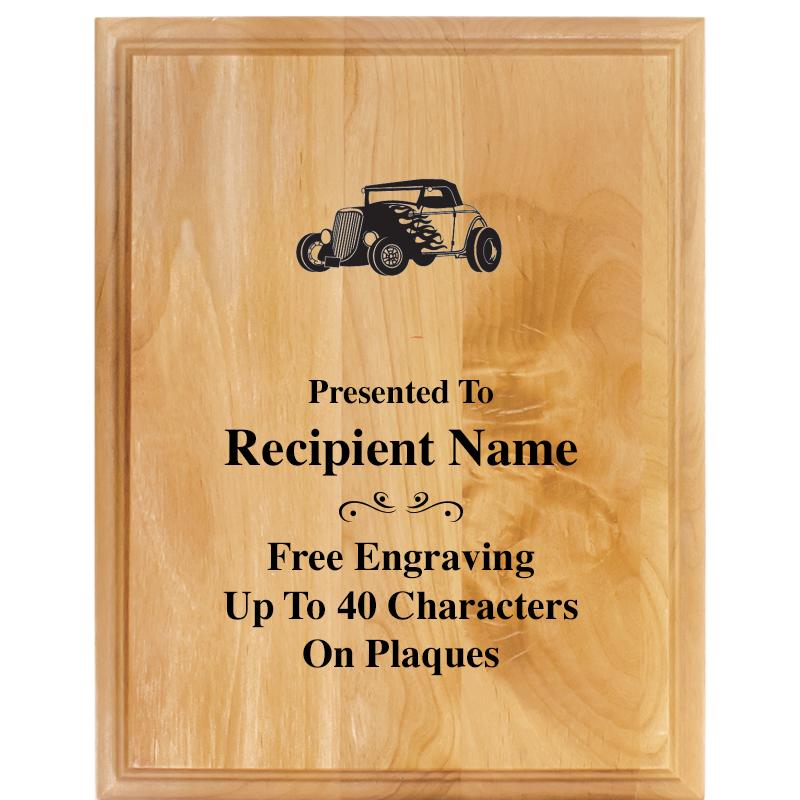 7"X9" ALDER WOOD PLAQUE