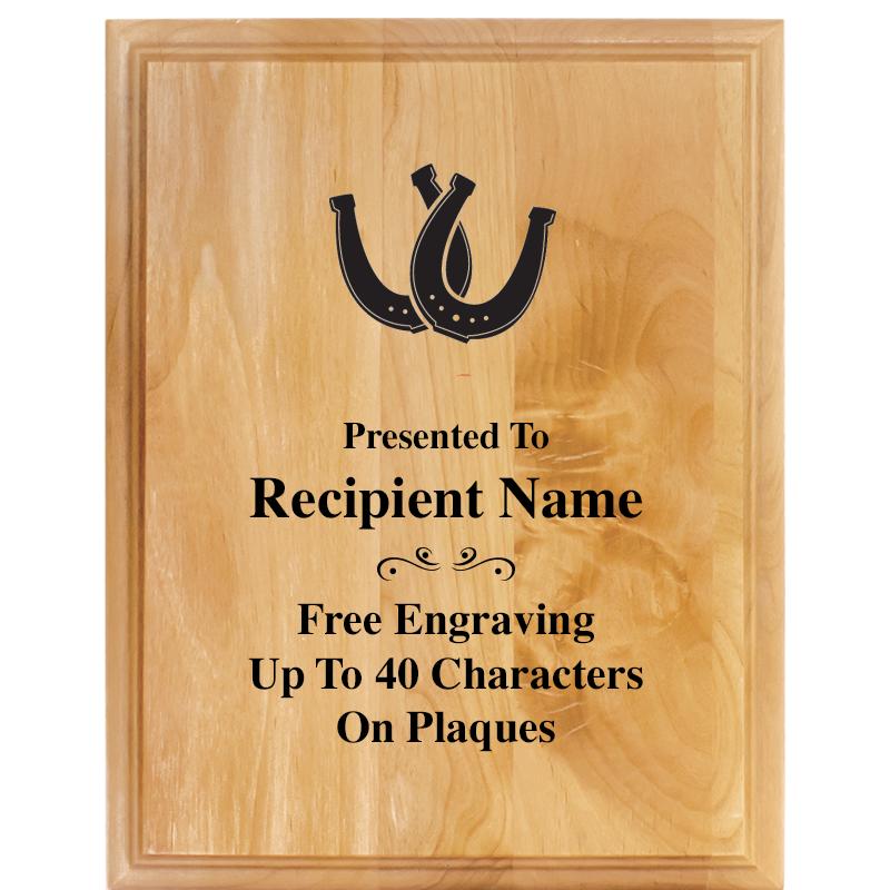 7"X9" ALDER WOOD PLAQUE