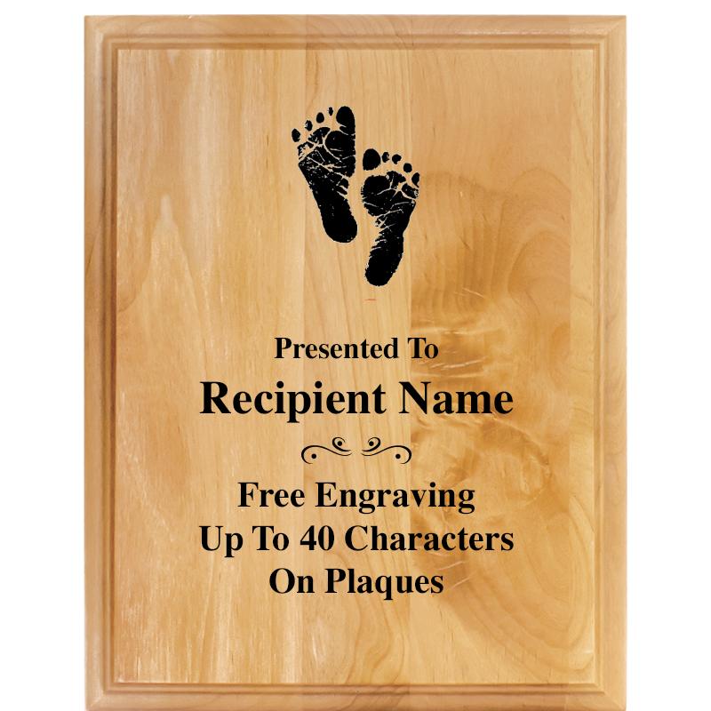 7"X9" ALDER WOOD PLAQUE