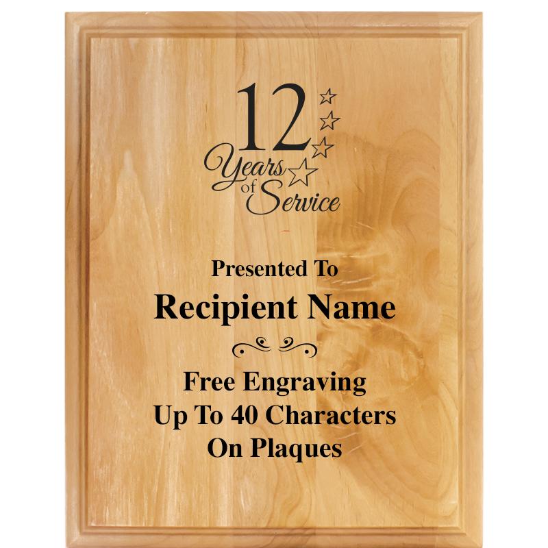 7"X9" ALDER WOOD PLAQUE