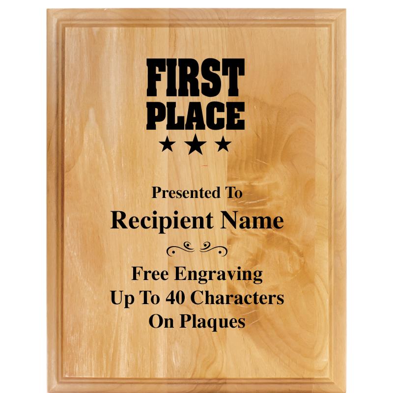 7"X9" ALDER WOOD PLAQUE