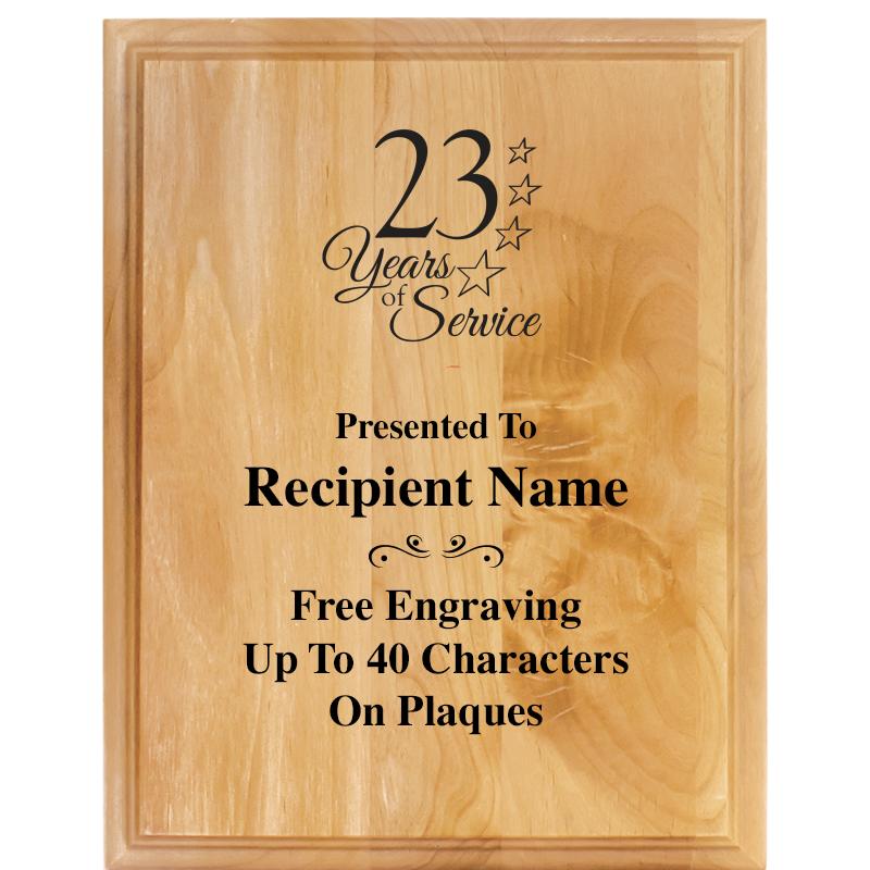 7"X9" ALDER WOOD PLAQUE