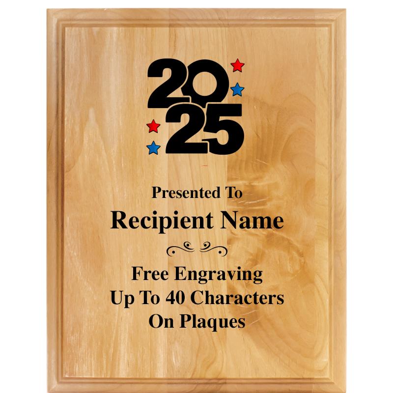 7"X9" ALDER WOOD PLAQUE