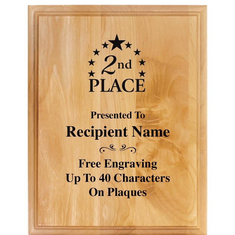 7"X9" ALDER WOOD PLAQUE