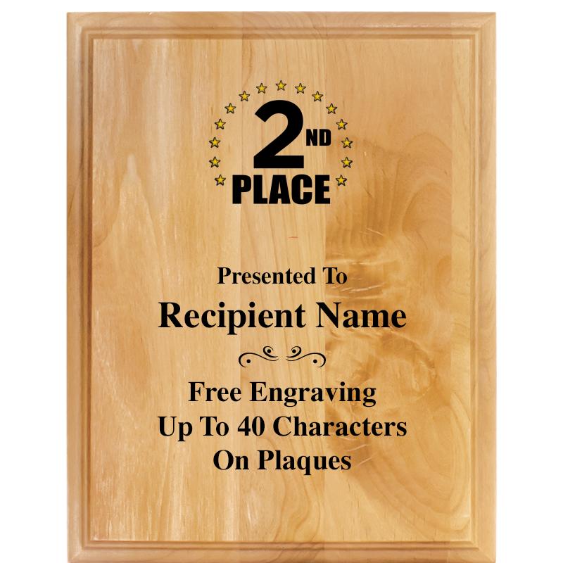 7"X9" ALDER WOOD PLAQUE