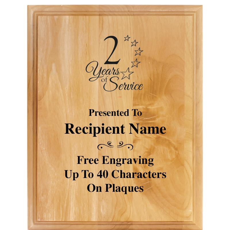 7"X9" ALDER WOOD PLAQUE