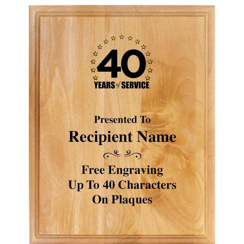 7"X9" ALDER WOOD PLAQUE