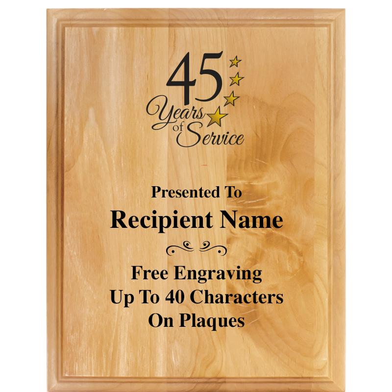7"X9" ALDER WOOD PLAQUE