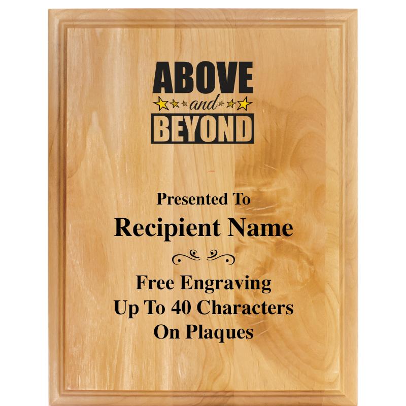 7"X9" ALDER WOOD PLAQUE