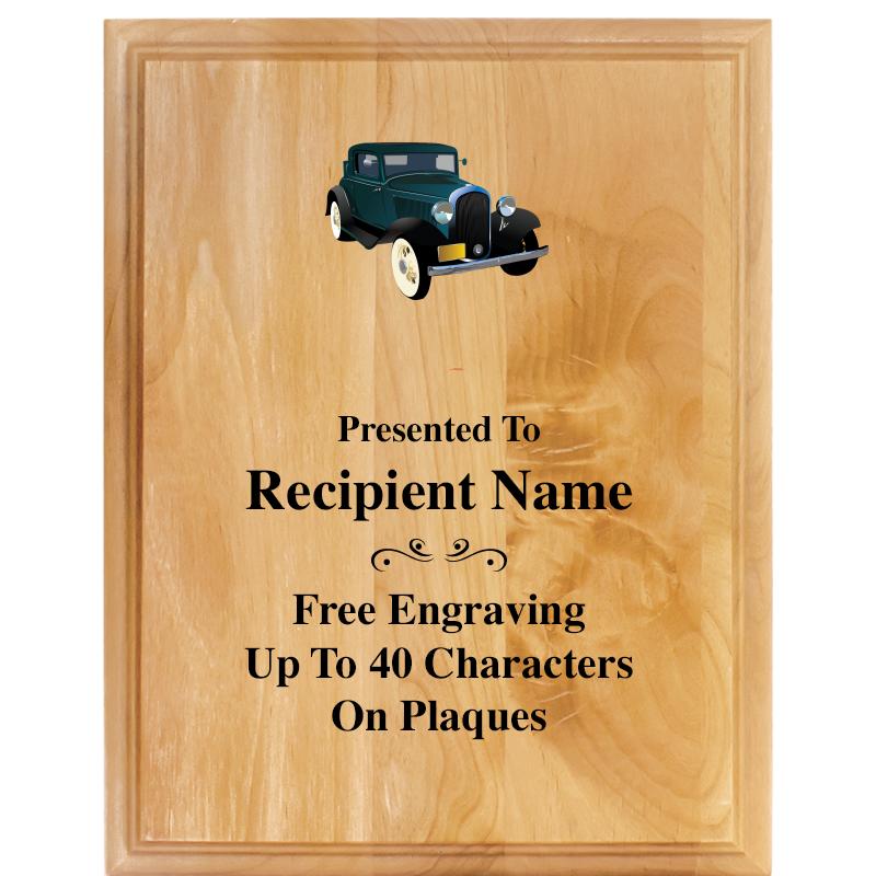 7"X9" ALDER WOOD PLAQUE