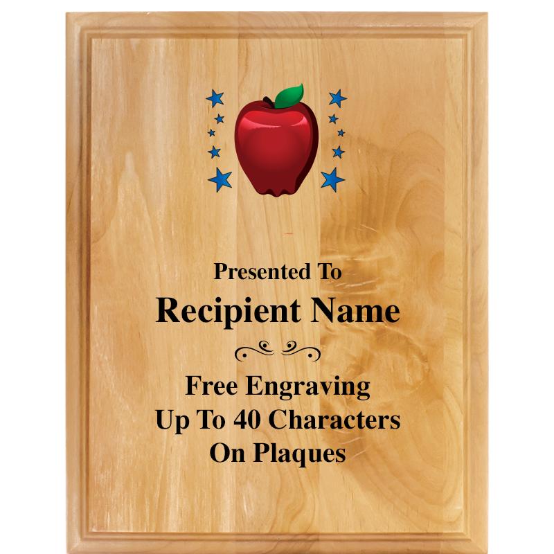 7"X9" ALDER WOOD PLAQUE