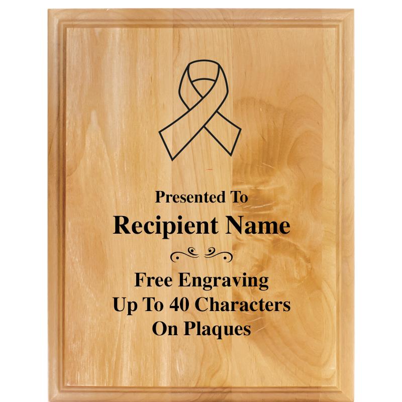 7"X9" ALDER WOOD PLAQUE