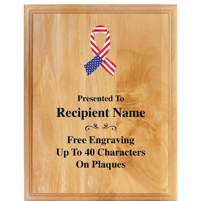 7"X9" ALDER WOOD PLAQUE